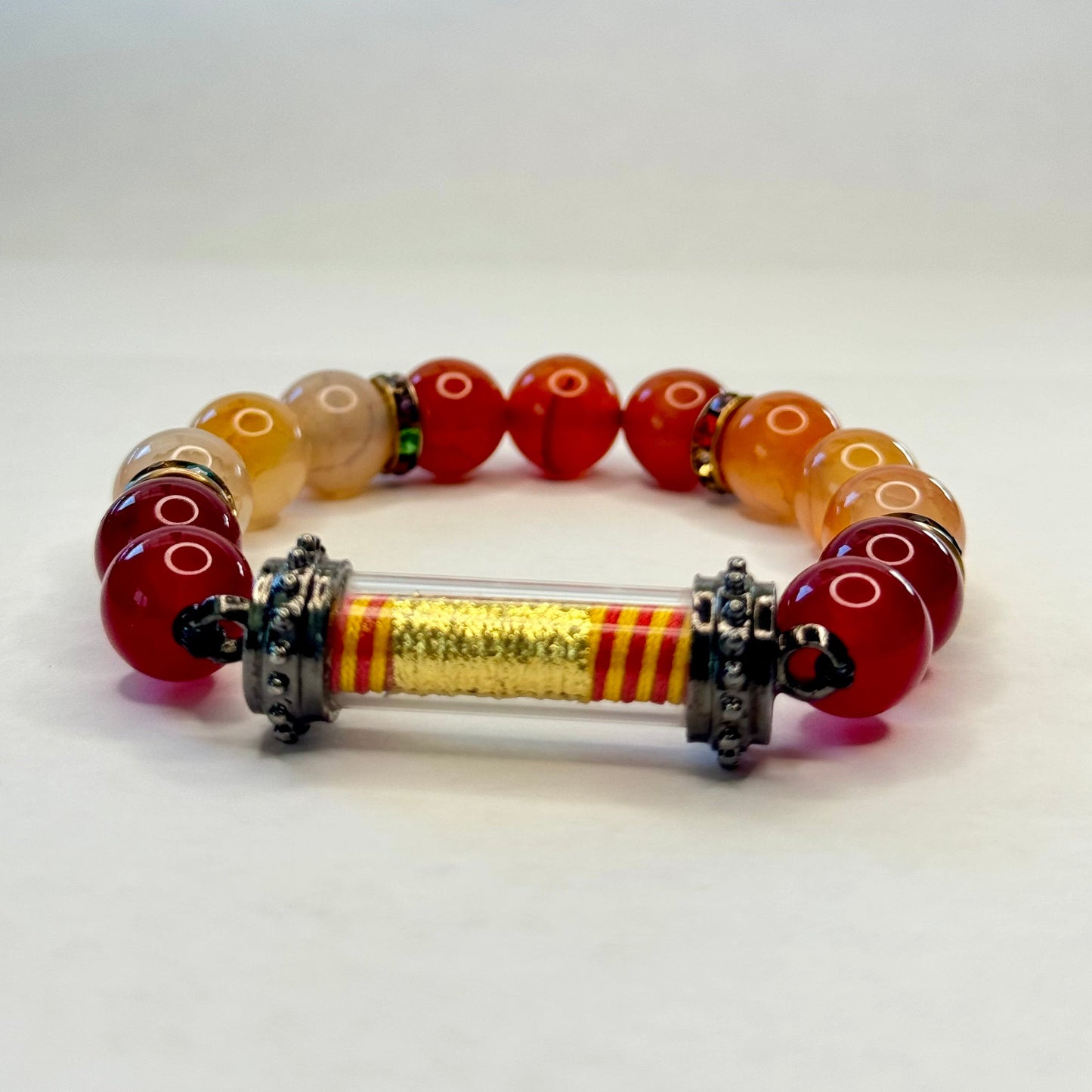 Takrut the Lord of Xian & Crystal Bracelet