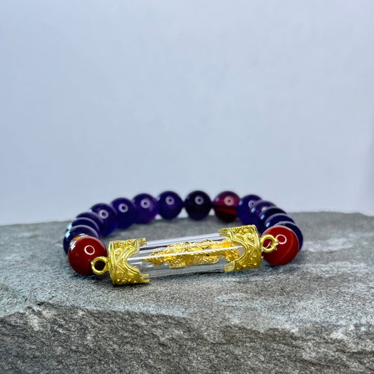 Thao Wetsuwan Amulet & Crystal Bracelet